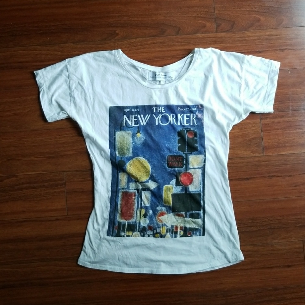 Zara collection New Yorker tshirt